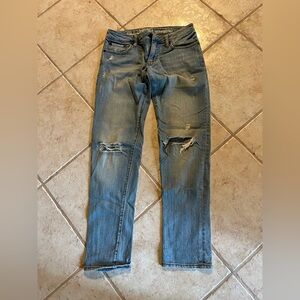 vintage y2k new bullhead pac sun torn distressed low rise boyfriend  jeans 00